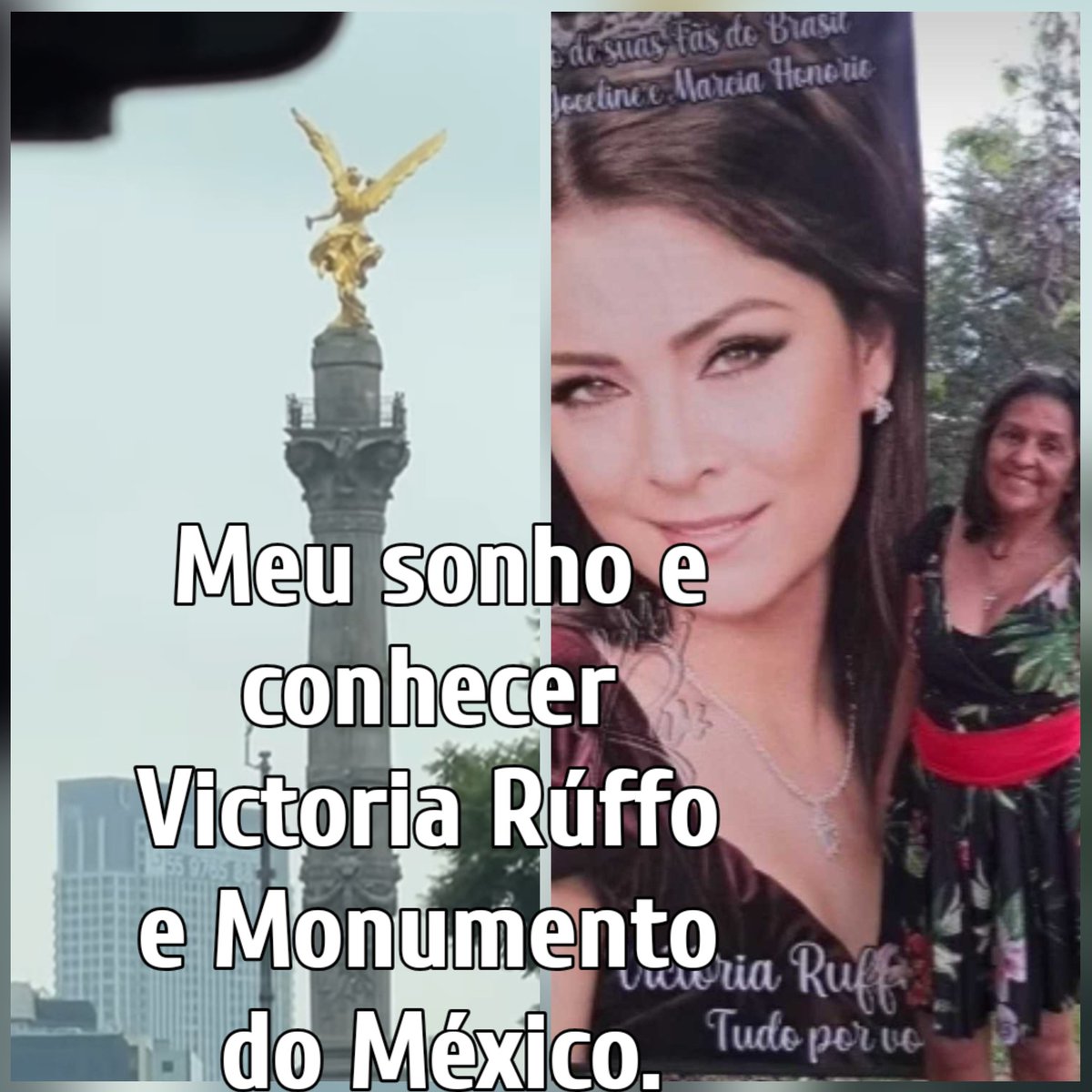 RuffoStarWorld's tweet photo. Lá Quem meu sonho e te conhecer.@victoriaruffo31 Márcia Brasil https://t.co/8KBP8KWt6r