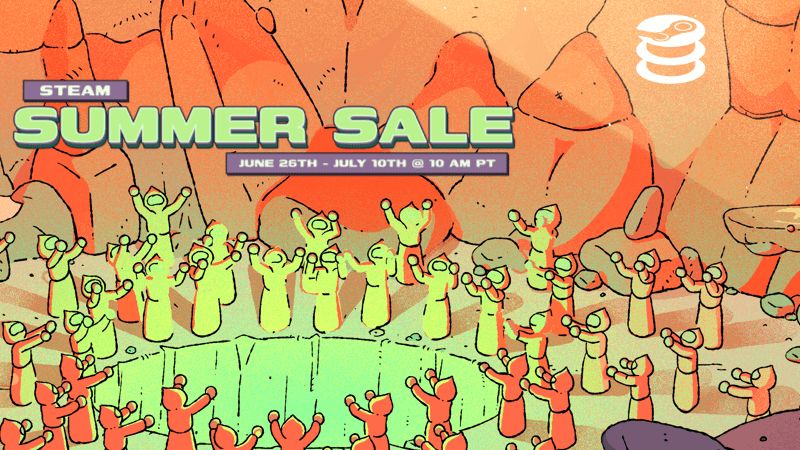 LambdaGen's tweet photo. The time has come! @Steam Summer Sale is live now!

Browse deals across all genres, wishlist and buy many games from June 26th through July 10th. https://t.co/0cY1VGBYVT