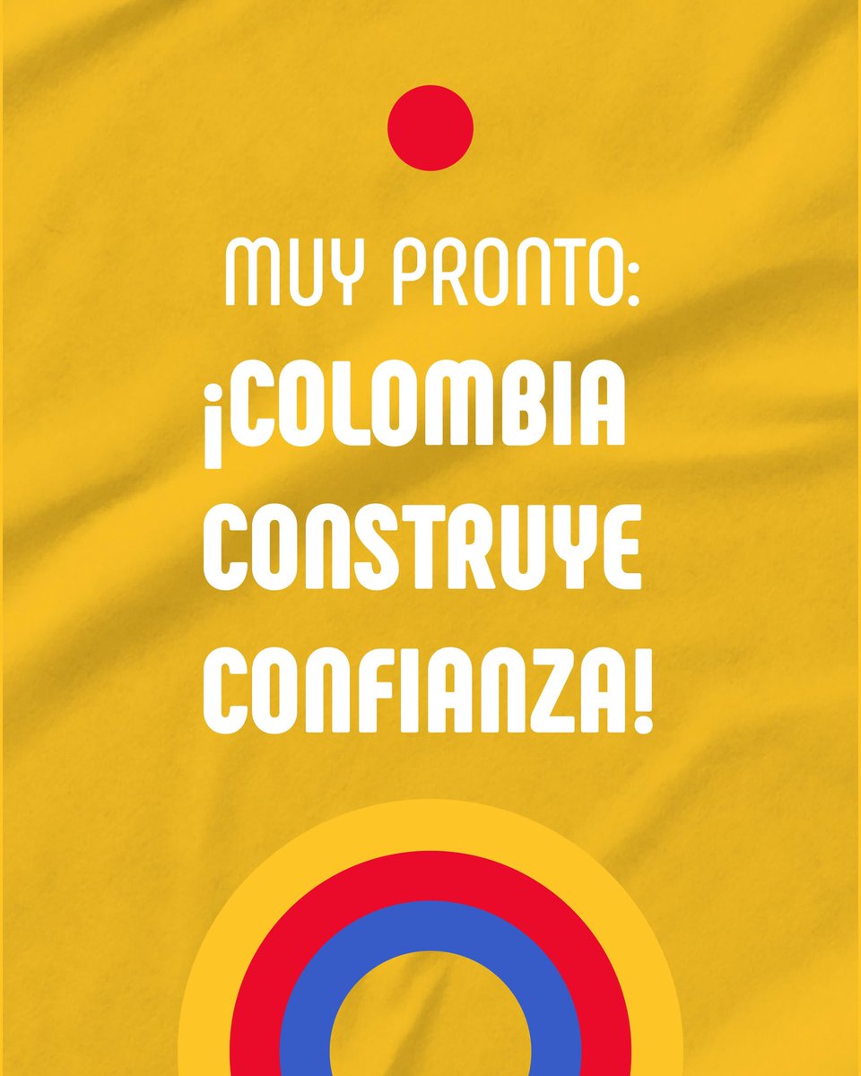 🤝 En #ColombiaConstruyeConfianza creemos en el poder del diálogo, el respeto y la empatía para transformar las diferencias en oportunidades de encuentro.

💛💙❤️ ¡Que nuestras diferencias no sean una barrera, sino el punto de partida para construir juntos!

MUY PRONTO…