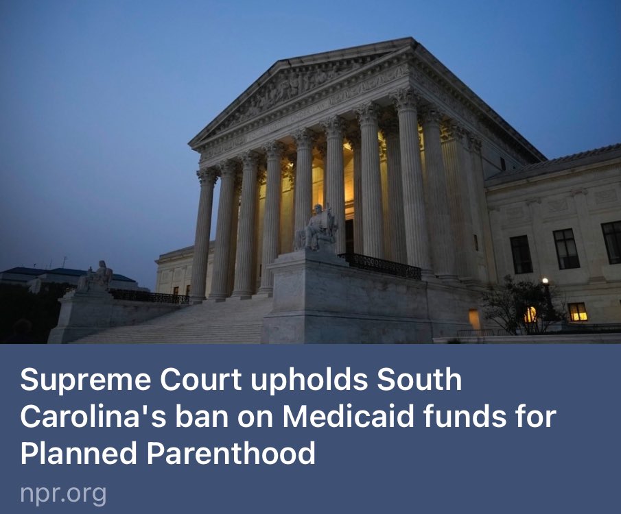 LauraAGillen's tweet image. Today, the Supreme Court ruled that states can block Medicaid recipients from accessing care at Planned Parenthood. @ppgreaterny provided care for 88,000 patients across New York last year, including essential services like cancer screenings, contraception, and reproductive…