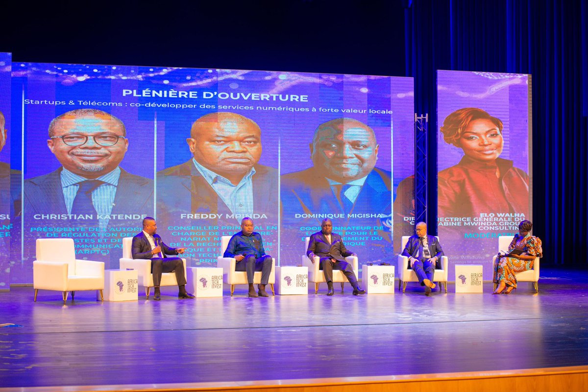 À #AfricaTechInvest 2025, M. Dominique Migisha, Coordonnateur de l'ADN, a appelé à une meilleure collaboration entre startups et télécoms. Il a souligné l'importance de fluidifier les interactions et d'adapter les régulations pour booster l'innovation au Congo. Ensemble, agissons
