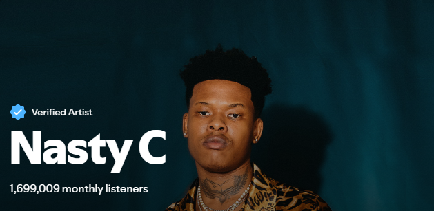 Nasty C is ONE DAY AWAY from cracking 1.7 MILLION STREAMS. and he did it all independently 😂

✅The BIGGEST SA Hip-Hop artist in SA.
✅The first EVER SA Hip-Hop artist to achieve this.
✅The BIGGEST INDEPENDENT ARTIST in SA.

The Greatest Rapper on the CONTINENT 🇿🇦🔥