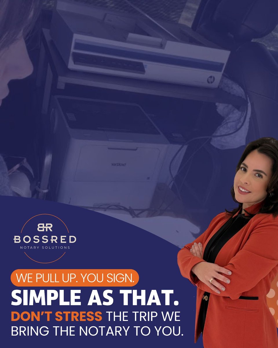 BossredNotary's tweet photo. Don’t stress the trip — we bring the notary to you.
.
From downtown Miami to the outer edges of the county, Bossred’s Mobile Notary rolls up wherever you need us.
--
Start now: https://t.co/hfsnjNNUIa
.
#WeComeToYou #BossOnTheMove #DoorstepDocs #PullUpAndSign #SealItAnywhere https://t.co/ZIzEB2rFgG