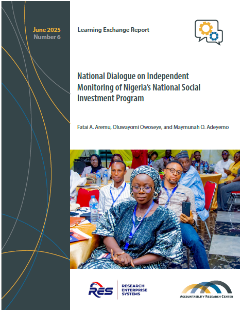 New Report! Nigeria’s National Social Investment Program (2016-23) had an independent monitoring element that brought in citizens to report on implementation. A Learning Exchange in 2024 gave a platform for front-line duty bearers—including independent monitors and program