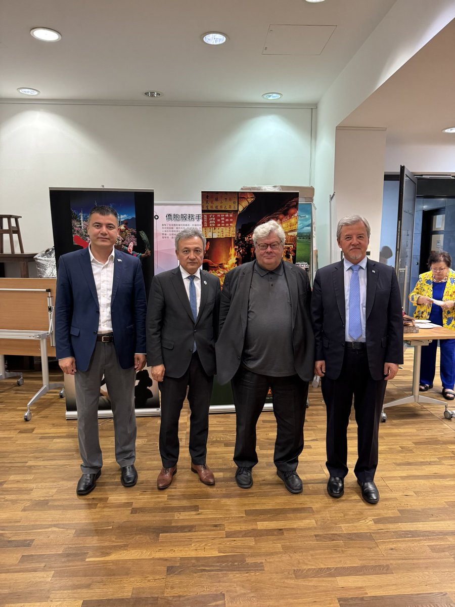 Dolkun Isa (@dolkun_isa) on Twitter photo During my visit to Berlin, we attended a conference at <a href="/TAIWANatGERMANY/">Taiwan in Deutschland</a> on Taiwan-Germany relations. It was a great opportunity to reconnect with our dear friends <a href="/PeterHeidtFDP/">Peter Heidt</a>, <a href="/RKiesewetter/">Roderich Kiesewetter🇪🇺🇩🇪🇮🇱🇺🇦</a> , Bütikofer and engage in great conversations with our Taiwanese and Tibetan friends. During my visit to Berlin, we attended a conference at <a href="/TAIWANatGERMANY/">Taiwan in Deutschland</a> on Taiwan-Germany relations. It was a great opportunity to reconnect with our dear friends <a href="/PeterHeidtFDP/">Peter Heidt</a>, <a href="/RKiesewetter/">Roderich Kiesewetter🇪🇺🇩🇪🇮🇱🇺🇦</a> , Bütikofer and engage in great conversations with our Taiwanese and Tibetan friends.