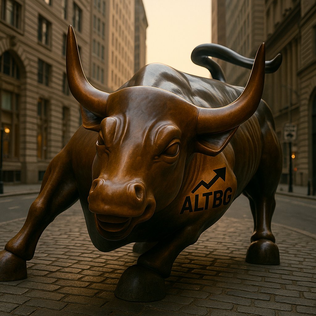 Soon the bull will wake up...