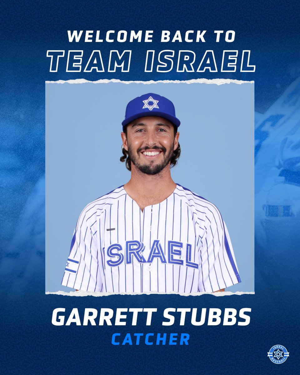 ILBaseball's tweet image. BREAKING: @Phillies catcher Garrett Stubbs is IN for #TeamIsrael at the 2026 World Baseball Classic! 🇮🇱⚾️
"When they reached out... there was no other answer but yes. I'm super excited to represent Israel again!" - @GarrettStubbs
He joins @HarrisonBader as MLB talent committed!…