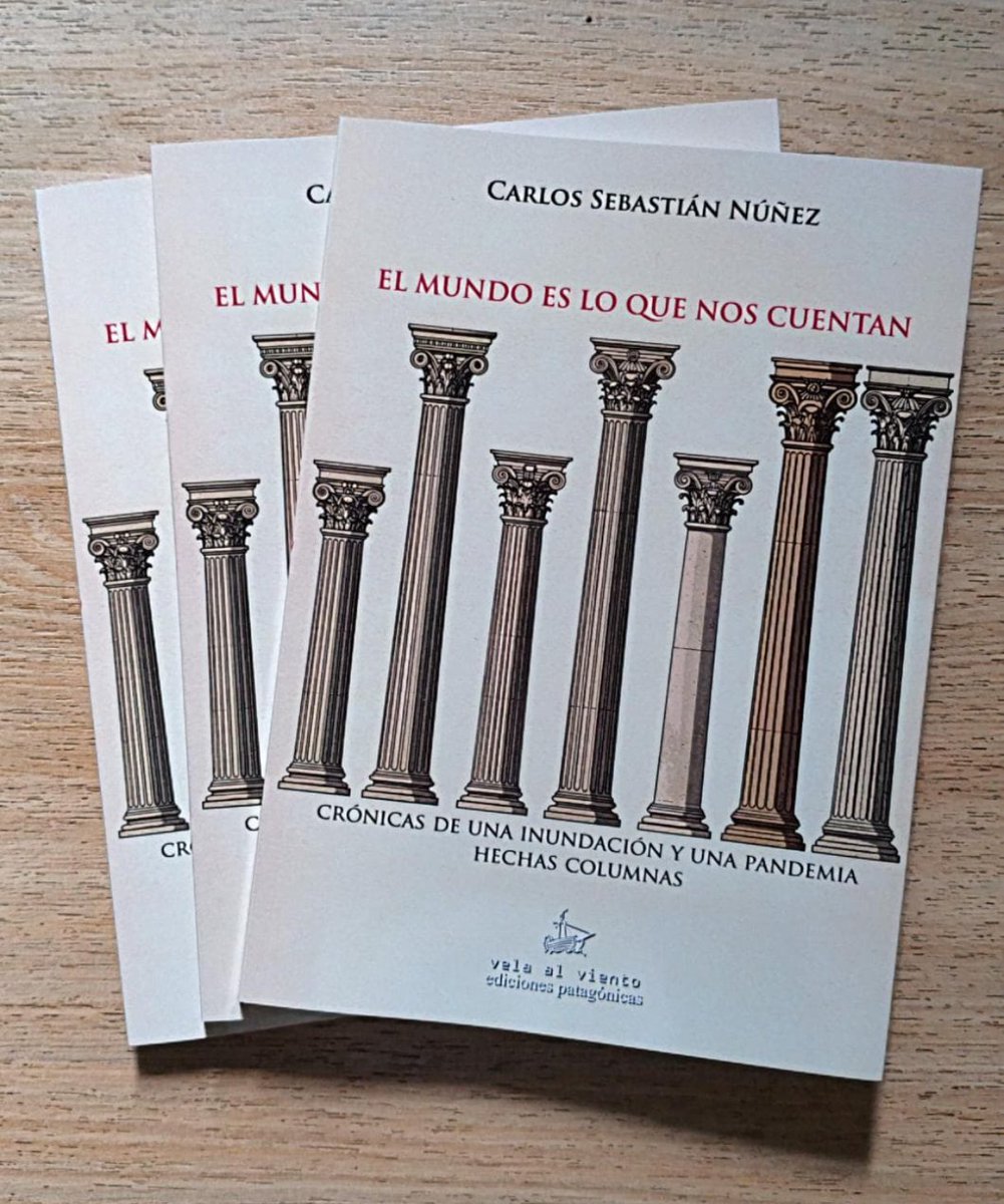 Recién salido del horno "El mundo es lo que nos cuentan" <a href="/FeriadelibroCR/">FeriadelibroComodoro</a>  #Chubut #Comodoro