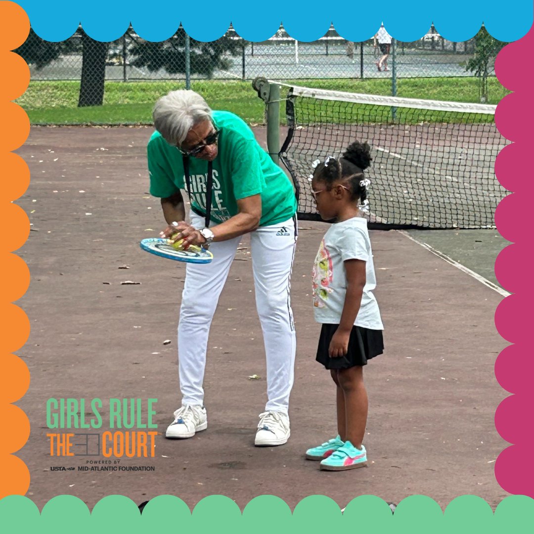 💪 Last weekend, we caught Coach Pickett in action leading drills—and bringing the passion, purpose, and teamwork that defines our GRTC crew. 

They’re working toward one goal: getting and keeping girls on the court! 🎾

#GirlsRuleTheCourt #BaltimoreTennis #USTAMidAtlantic