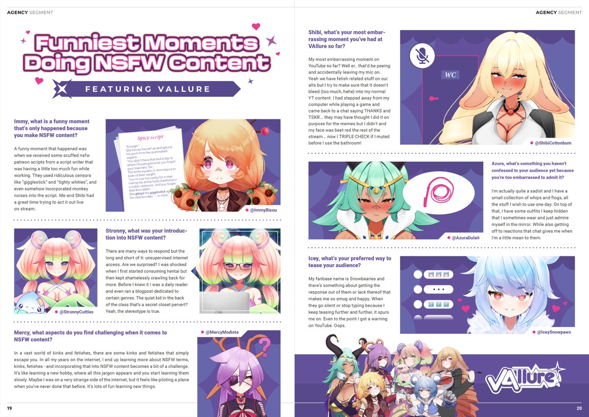Acapella Media ⭐《VTuber Magazine》 (@acapellaen) on Twitter photo 【✨Funniest Moments Doing NSFW Content✨】
Feat <a href="/VAllureOfficial/">VAllure</a> Page 19 - 20
<a href="/ImmyBisou/">Immy Bisou 🎃🩹【VAllure】</a>
<a href="/StronnyCuttles/">Stronny Cuttles 🦑🛐 【VAllure】</a>
<a href="/MercyModiste/">Mercy Modiste ✂️💔 AUG 30【VAllure】</a>
<a href="/ShibiCottonbum/">Shibi Cottonbum 🪢🐇【VAllure】</a>
<a href="/AzuraDulait/">Azura Dulait 🐐🍼【VAllure】</a>
<a href="/IceySnowpaws/">Icey Snowpaws 🐻❄️🧊【VAllure】</a>
↙ VAllure's Website
vallure-agency.com
Be on the lookout for gen 2! 【✨Funniest Moments Doing NSFW Content✨】
Feat <a href="/VAllureOfficial/">VAllure</a> Page 19 - 20
<a href="/ImmyBisou/">Immy Bisou 🎃🩹【VAllure】</a>
<a href="/StronnyCuttles/">Stronny Cuttles 🦑🛐 【VAllure】</a>
<a href="/MercyModiste/">Mercy Modiste ✂️💔 AUG 30【VAllure】</a>
<a href="/ShibiCottonbum/">Shibi Cottonbum 🪢🐇【VAllure】</a>
<a href="/AzuraDulait/">Azura Dulait 🐐🍼【VAllure】</a>
<a href="/IceySnowpaws/">Icey Snowpaws 🐻❄️🧊【VAllure】</a>
↙ VAllure's Website
vallure-agency.com
Be on the lookout for gen 2!