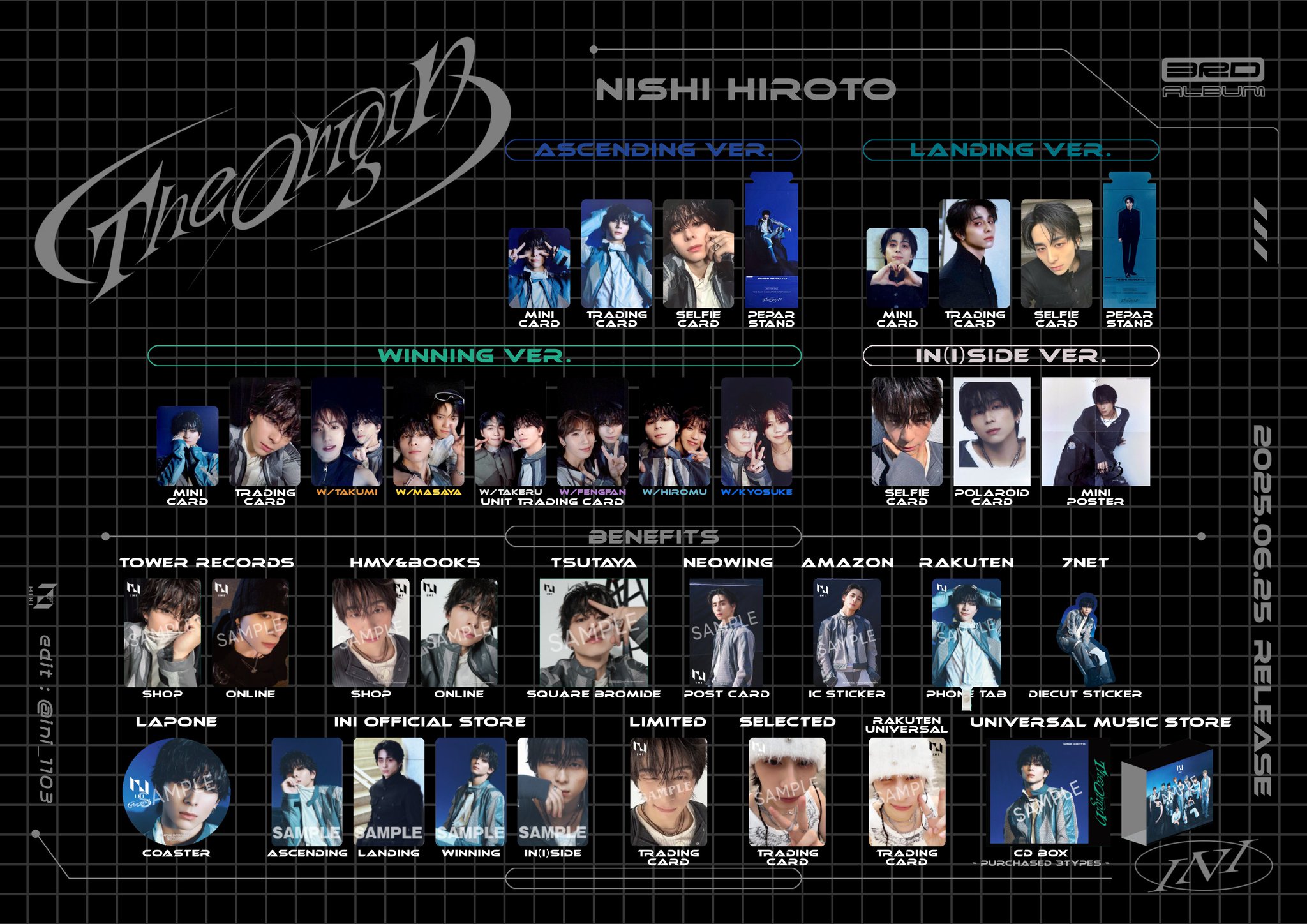 INI 「THE ORIGIN」 INI SIDE Ver. 西洸人　コンプ INI on X: 