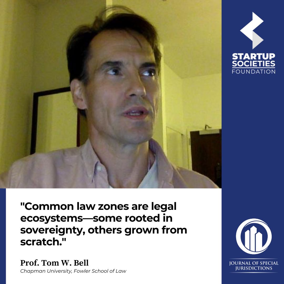 StartSocieties's tweet image. 📌 Quote of the Week
In Issue II, Prof. Tom W. Bell explores how common law zones act as flexible legal ecosystems some sovereign, others newly created.
📰 More at: buff.ly/kaBHQT8
#Innovate #StartupLife #StartupSocieties #Governance #NetworkStates