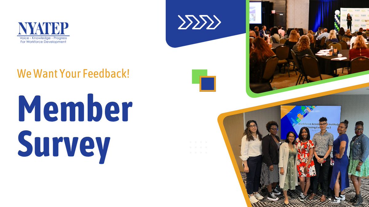📢 NYATEP’s Annual Member Survey is live! We want to hear from YOU — your feedback helps shape our work, advocacy, and member programs across NYS.

📝 Takes just a few minutes, but makes a big impact. 

surveymonkey.com/r/3GFH2FJ