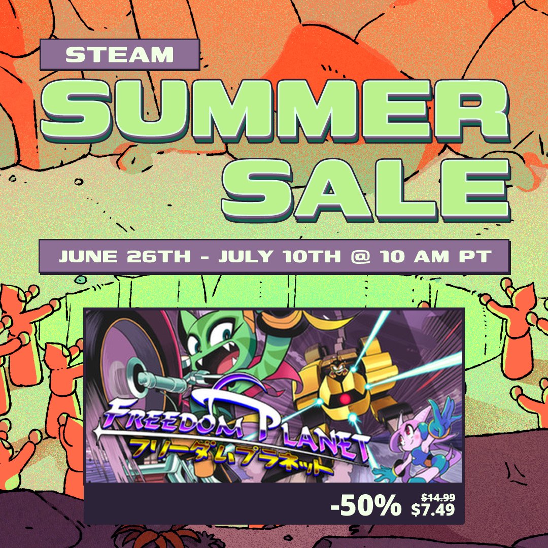 galaxytrail's tweet image. Steam's Summer Sale is live now, and all GalaxyTrail games are on sale now for at least 50% off!
Get the entire GalaxyTrail library this summer for less than 30 USD! Sale lasts from now until July 10th at 10 AM Pacific Time!