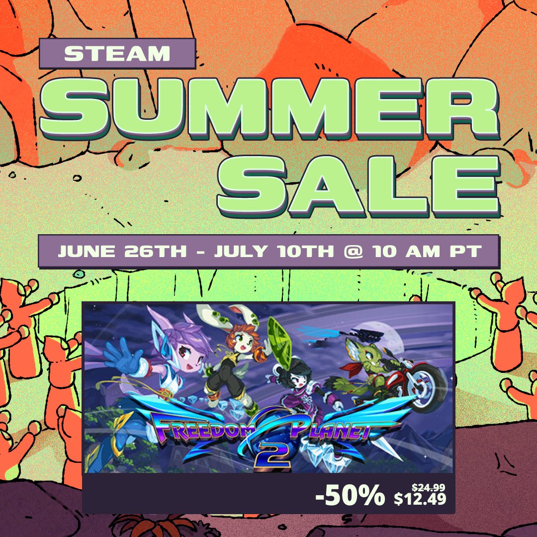 galaxytrail's tweet image. Steam's Summer Sale is live now, and all GalaxyTrail games are on sale now for at least 50% off!
Get the entire GalaxyTrail library this summer for less than 30 USD! Sale lasts from now until July 10th at 10 AM Pacific Time!