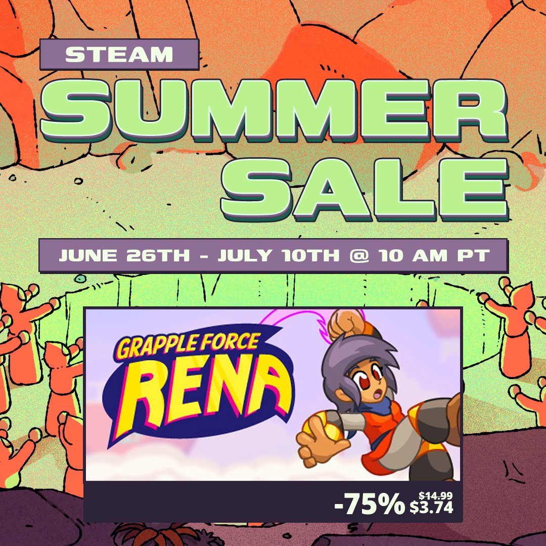 galaxytrail's tweet image. Steam's Summer Sale is live now, and all GalaxyTrail games are on sale now for at least 50% off!
Get the entire GalaxyTrail library this summer for less than 30 USD! Sale lasts from now until July 10th at 10 AM Pacific Time!