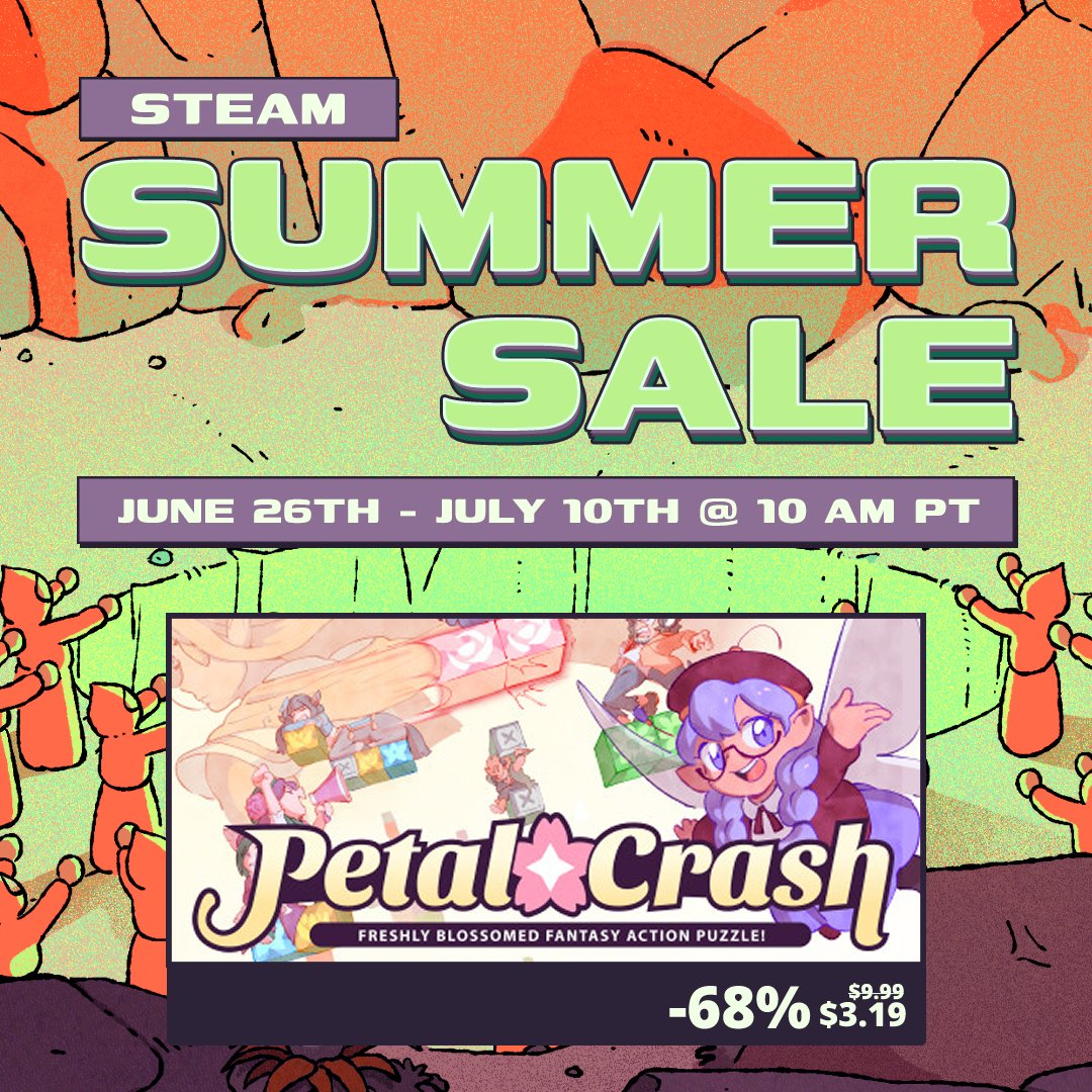 galaxytrail's tweet image. Steam's Summer Sale is live now, and all GalaxyTrail games are on sale now for at least 50% off!
Get the entire GalaxyTrail library this summer for less than 30 USD! Sale lasts from now until July 10th at 10 AM Pacific Time!