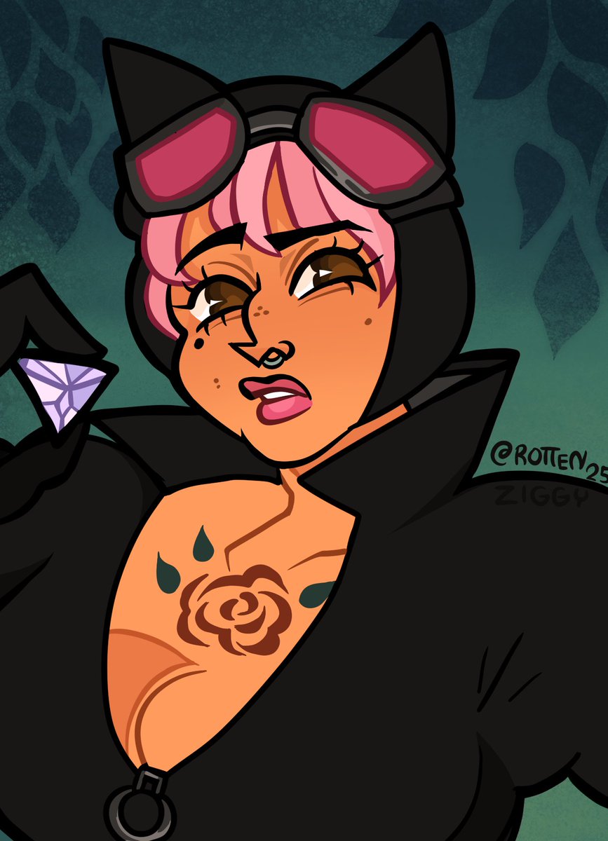 Catwoman Natalia! Dc² my beloved  
 #disventurecamp