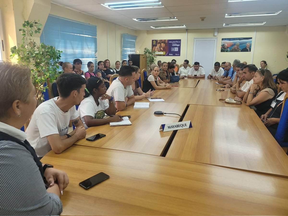 Durante el encuentro se dialogó sobre las soluciones implementadas para el ahorro del portadores energéticos, la experiencia nuestra con carros eléctricos y con soluciones de paneles solares para nuestras radiobases #EtecsaConCuba #JuntosPorMayabeque