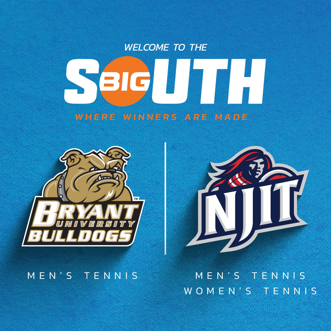 The Big South welcomes <a href="/BryantAthletics/">Bryant Athletics</a> and <a href="/njithighlanders/">NJIT Highlanders ⚔️</a> as Tennis Associate Members, beginning in 2025-26! 🎾👋

📝: bit.ly/4kejDQR