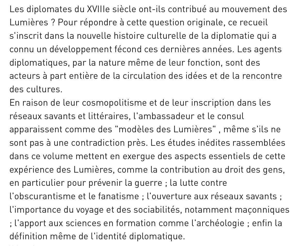 A paraître en juillet aux <a href="/EUBruxelles/">Les Éditions de l'Université de Bruxelles</a> 

Diplomatie et Lumières - Jean-Charles Speeckaert (dir.)