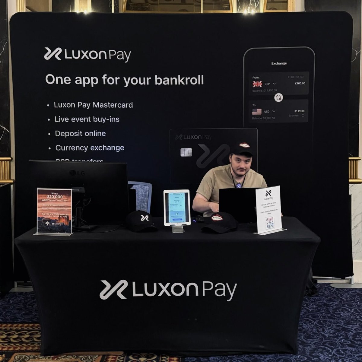 luxonpay's tweet image. We're here for you at @WSOP Las Vegas!
Find the Luxon Pay team at the Paris Convention Centre daily 09:00-17:00 to help with anything you need. Don’t forget to pick up your Luxon Pay merch 😉
⠀
#wsop #wsop2025 #luxonpay #livepoker