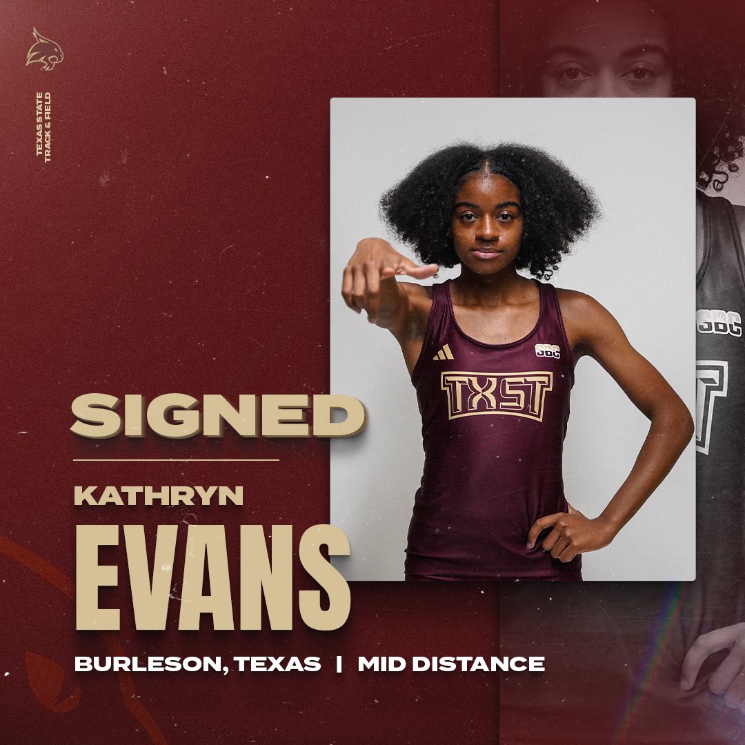 TXStateTrack's tweet image. 𝙊𝙣 𝙖 𝙃𝙤𝙩 𝙎𝙩𝙧𝙚𝙖𝙠 🔥🔥🔥🔥

Over the past three days, TXST Track and Field has signed four athletes on the women’s side!

#EatEmUp