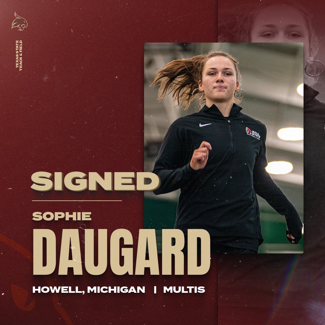 TXStateTrack's tweet image. 𝙊𝙣 𝙖 𝙃𝙤𝙩 𝙎𝙩𝙧𝙚𝙖𝙠 🔥🔥🔥🔥

Over the past three days, TXST Track and Field has signed four athletes on the women’s side!

#EatEmUp