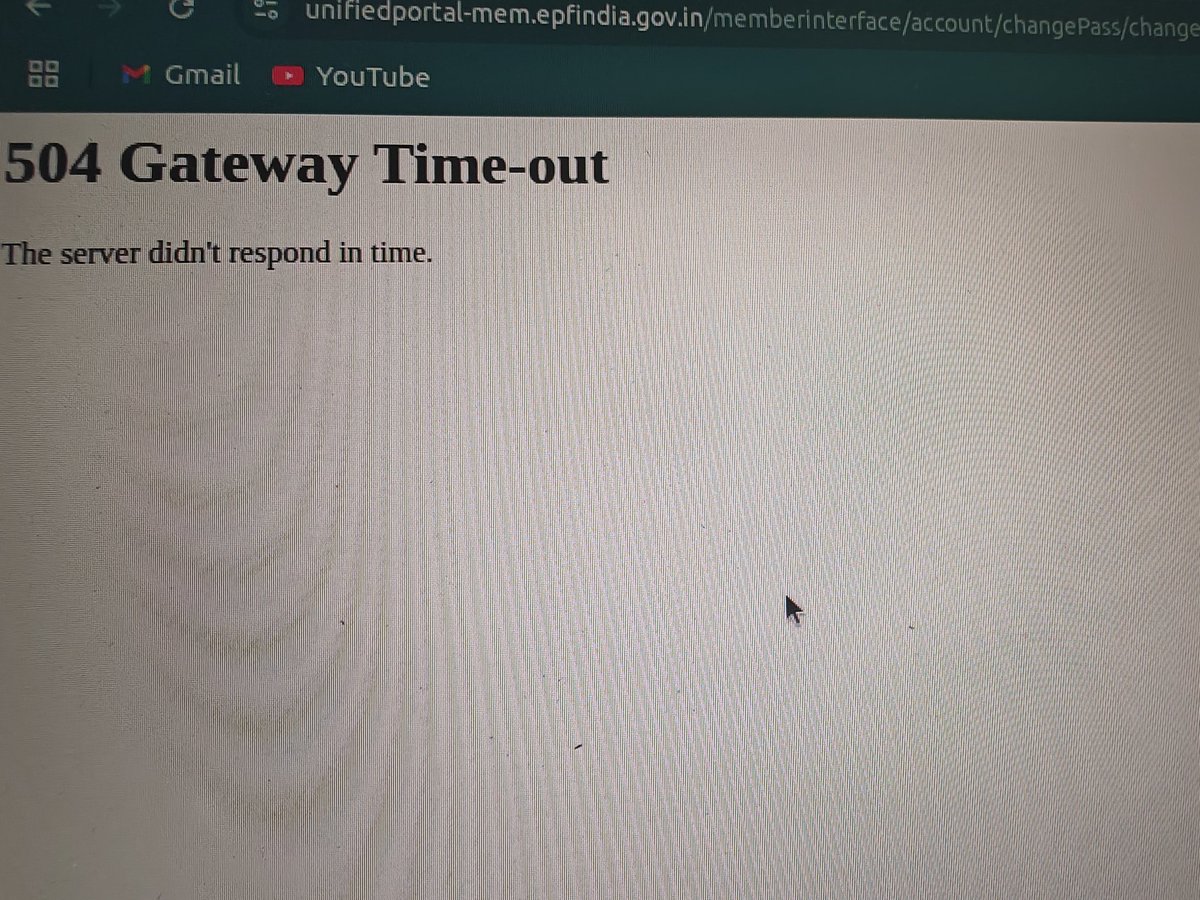 G_Ram_20's tweet photo. @socialepfo @LabourMinistry @PMOIndia the EPFO website is barely functional. I'm unable to update my expired password, and all data takes a ridiculously long time to load. So many people have faced this issue, yet it hasn't been addressed. Can't the govt even afford good servers? https://t.co/MBBFGDvMKl