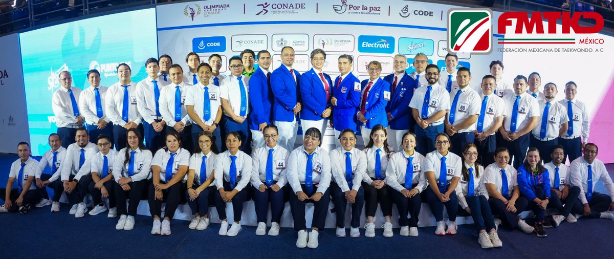 La #FMTKD felicita a los jueces por participar en la Olimpiada Nacional y siempre haciendo su gran labor. #Taekwondo
