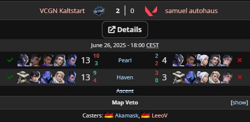 cgnesportsgg's tweet image. Huge congrats to our community team @Kalt_Gaming for qualifying for Stage 2 of the Relegation!

If they push through, we will see them in VCL Dach Stage 3!
