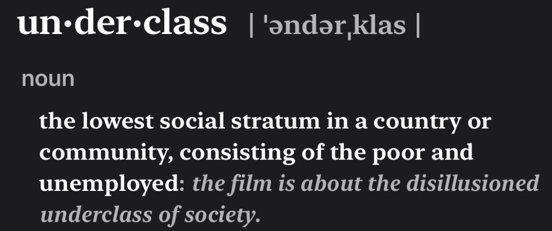 retrofaggy's tweet image. conception makes zero mf sense here… like be so serious. underclass ain’t no abstract concept—it’s the damn reality. black folks still dealin with racism on all levels: microaggressions, bias, full-on hate crimes, all that. it’s givin “systemic” in every category—housing,…