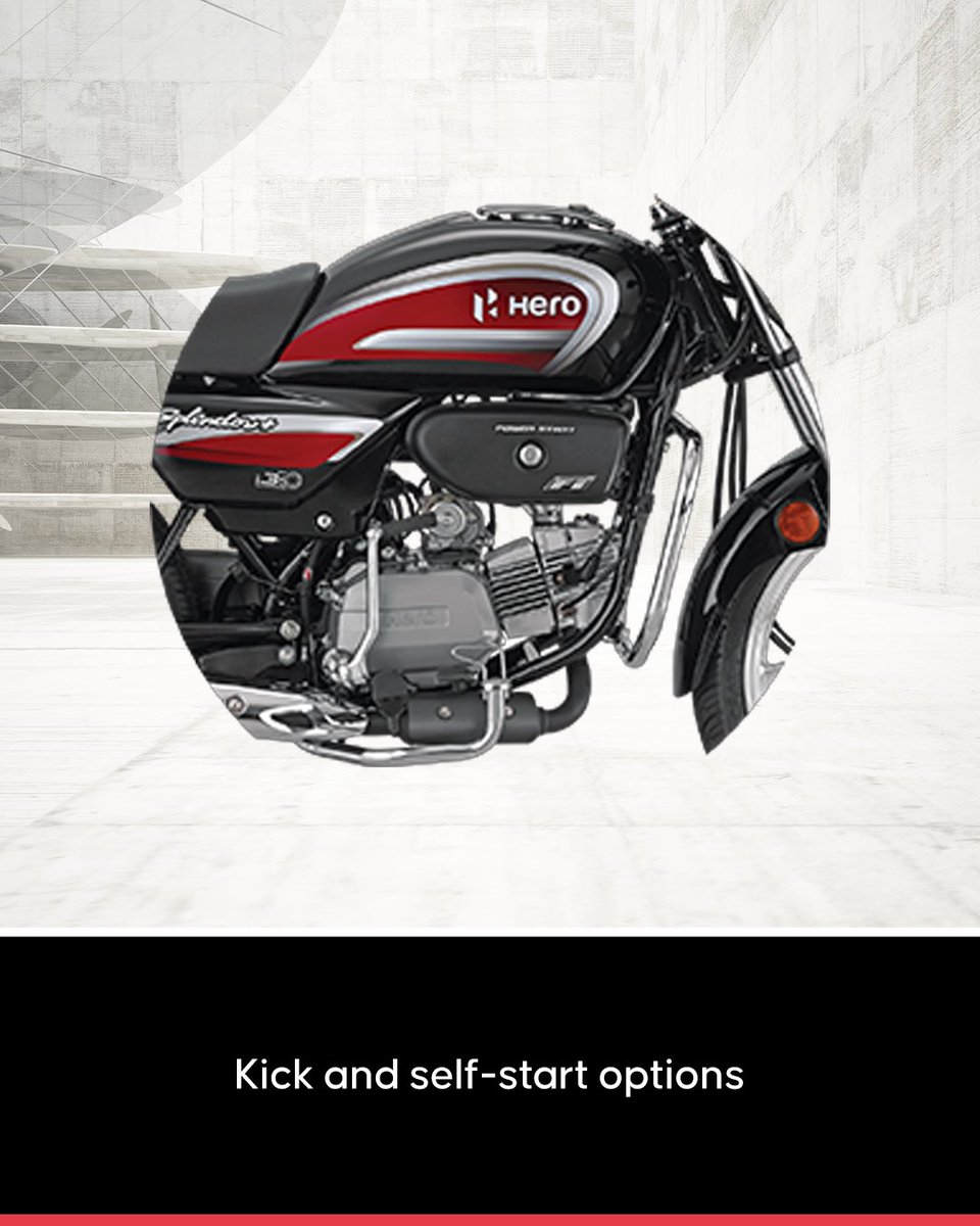 91wheels's tweet photo. 🏍️ Hero Splendor+ – The Everyday Legend!
India’s most trusted commuter bike is back with modern tech, timeless design, and unbeatable mileage.
Still the king of commute? Tell us what you love most about it 👇
#HeroSplendorPlus #IndiaKiBike #MileageMachine #DailyRide #91Wheels #SplendorPlus2025