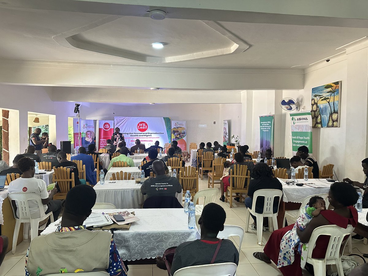 Ashwauganda's tweet photo. We were honored to attend the #WeLeadProject close-out in Busia today, celebrating five transformative years of empowering young women and girls living with HIV/AIDS in Busia and Tororo by building their SRHR knowledge and leadership. https://t.co/qYhEaG6AmA