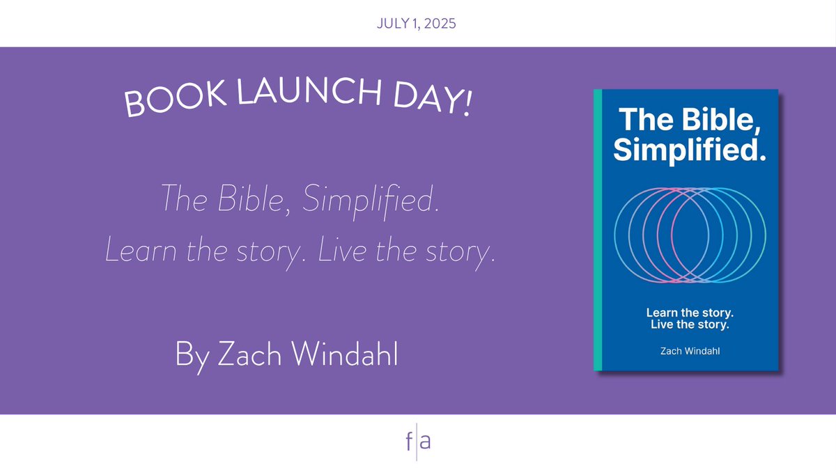 📚 NEW BOOK RELEASE 📚

Fedd Agency Author @zachwindahl's, “The Bible, Simplified" is out now! 🎉🙌

Get your copy here: bit.ly/4em3HuF

#TheFeddAgency #FeddBooks
