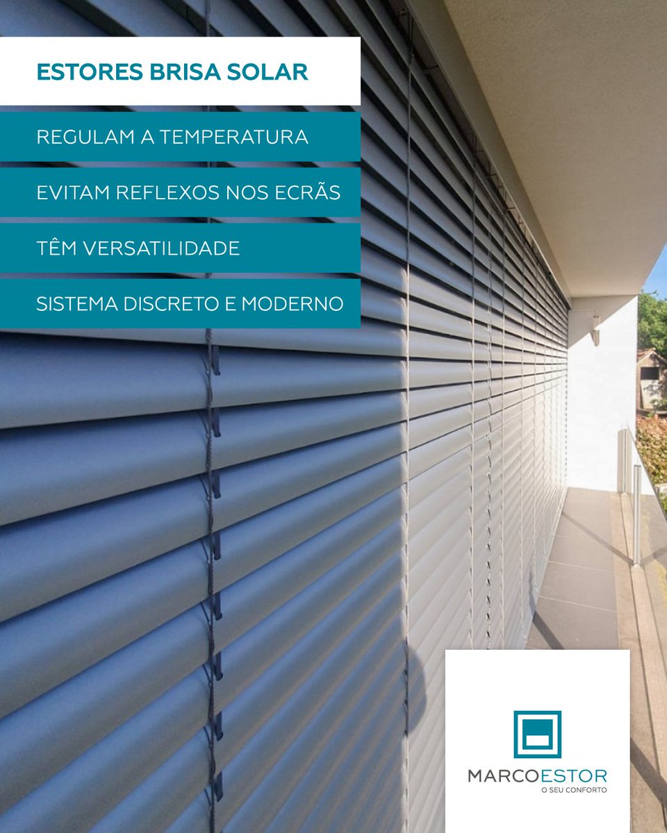 Os estores brisa solar são o equilíbrio perfeito entre conforto, eficiência e beleza.