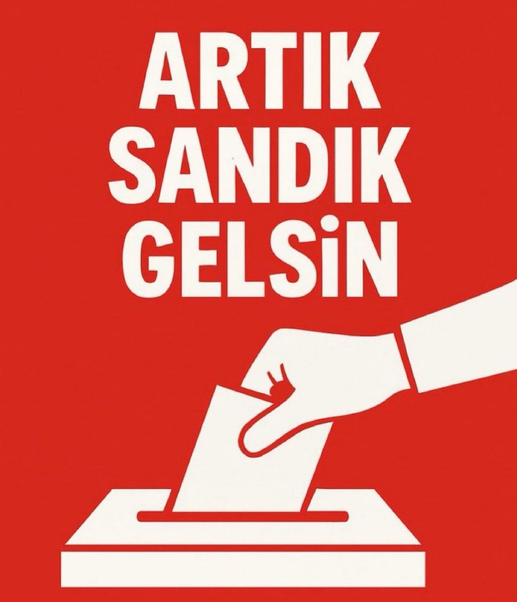 Bilmem kimlerin oyları ile RED EDİLDİ cümlesini duymak istemiyoruz...
Erken Seçim İstiyoruz...‼️
#UyumaTürkiye
#ErkenSeçim