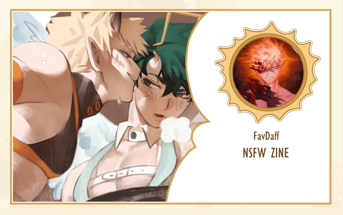 We’re hard as fuck over this art drawn by <a href="/DaffFav/">Favery Daff</a> for our NSFW zine 🥵

Grab yours now, link in pinned!!