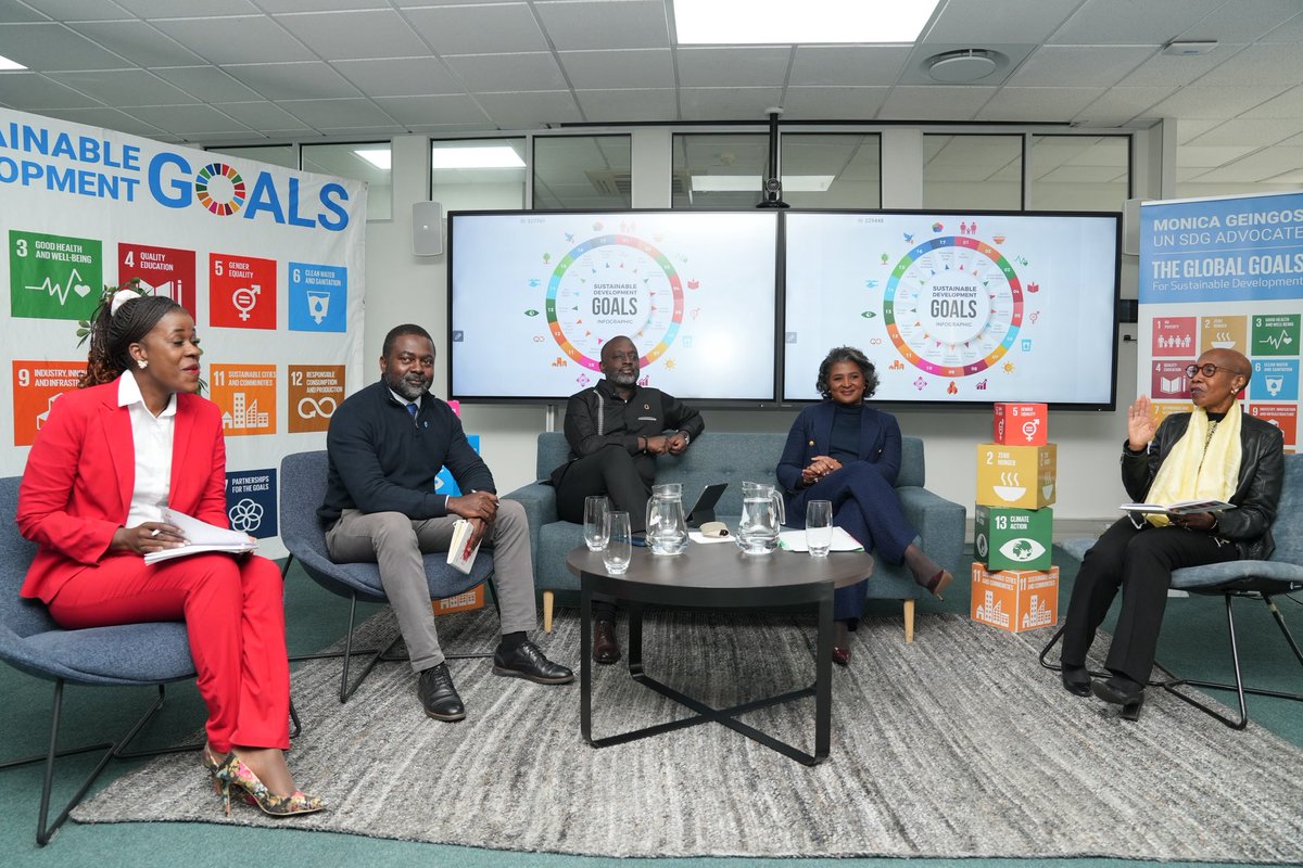 3rd First Lady, Namibia (@firstladynam3) on Twitter photo 1/ Today, Mrs. Monica Geingos, a <a href="/UN/">United Nations</a> SDG Advocate, delivered the keynote address at a UN Town Hall hosted at UN House in Windhoek.
Organised by <a href="/UNNamibia/">United Nations in Namibia</a> and opened by the UN Resident Coordinator, <a href="/hphororo/">Hopolang Phororo</a>, the session brought together UN staff and youth voices.
#SDGAdvocate 1/ Today, Mrs. Monica Geingos, a <a href="/UN/">United Nations</a> SDG Advocate, delivered the keynote address at a UN Town Hall hosted at UN House in Windhoek.
Organised by <a href="/UNNamibia/">United Nations in Namibia</a> and opened by the UN Resident Coordinator, <a href="/hphororo/">Hopolang Phororo</a>, the session brought together UN staff and youth voices.
#SDGAdvocate