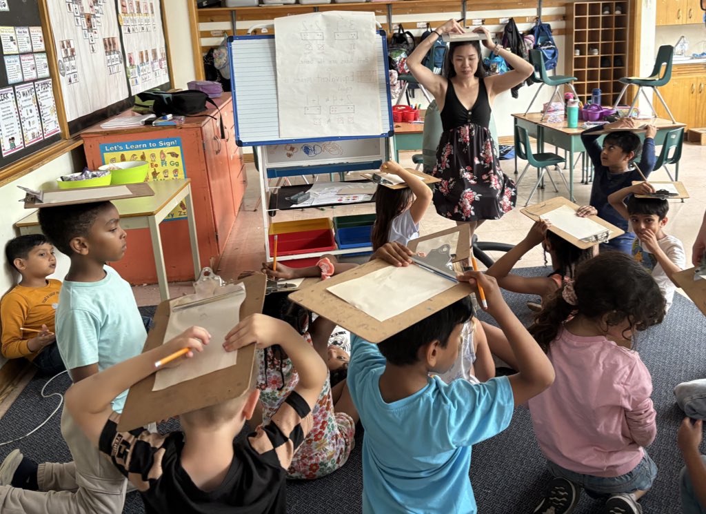 It is always fun to see what last day activities the classes are up to.