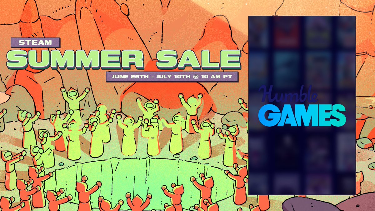 Steam’s Summer Sale is officially LIVE ☀️

Shop right now and save on over 40+ Humble Games titles! 👇

Full sale: bit.ly/4nqs1ji