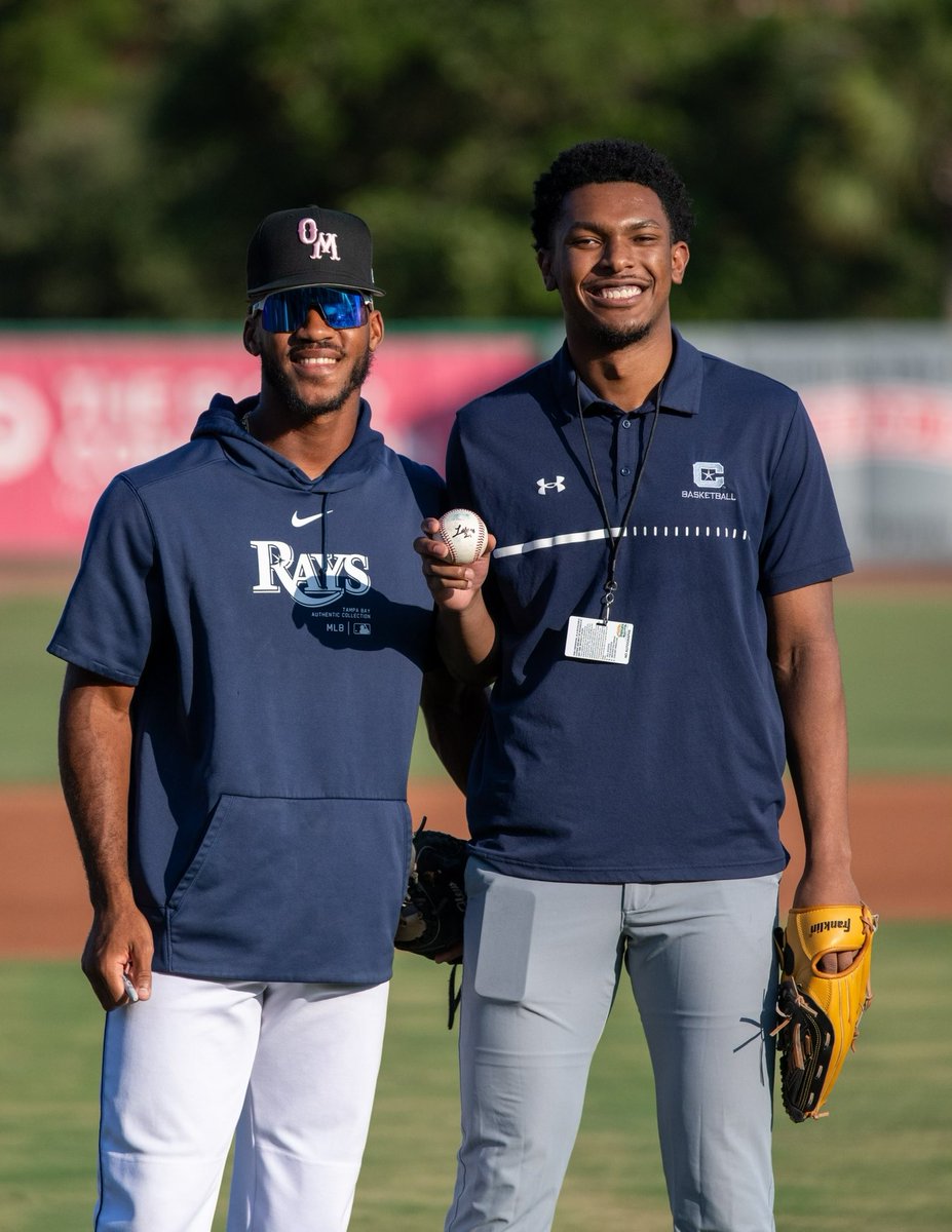 Our very own Christian Moore got to throw out the first pitch at the RiverDogs game tonight!

#TogetherWeAttack