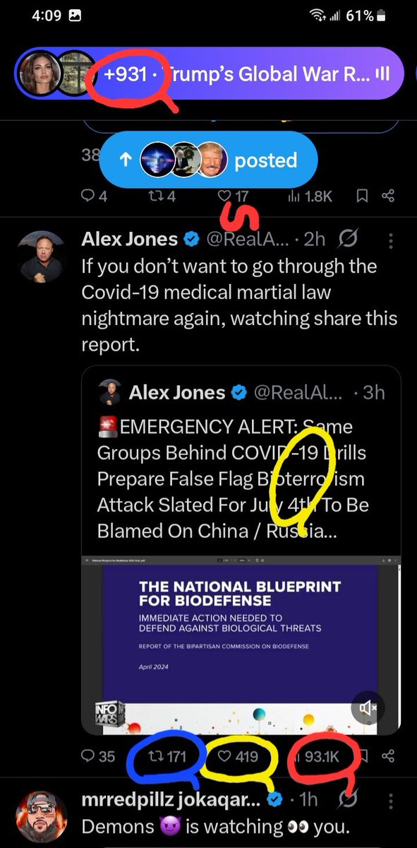 DeanDavis33's tweet image. 4️⃣1️⃣9️⃣ #FourOneNine 🪞
9️⃣3️⃣1️⃣ #NineThreeOne 🪞
1️⃣7️⃣1️⃣ #OneSevenOne 🐇