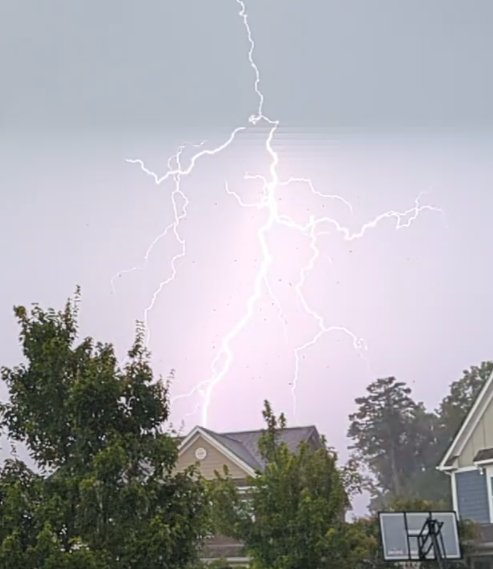 Incredible lightning storm ongoing between Kannapolis and Cornelius. Photo taken at the intersection of Rt. 73 and Poplar Tent Rd. <a href="/wxbrad/">Brad Panovich</a> <a href="/NWSGSP/">NWS GSP</a> <a href="/weatherchannel/">The Weather Channel</a>