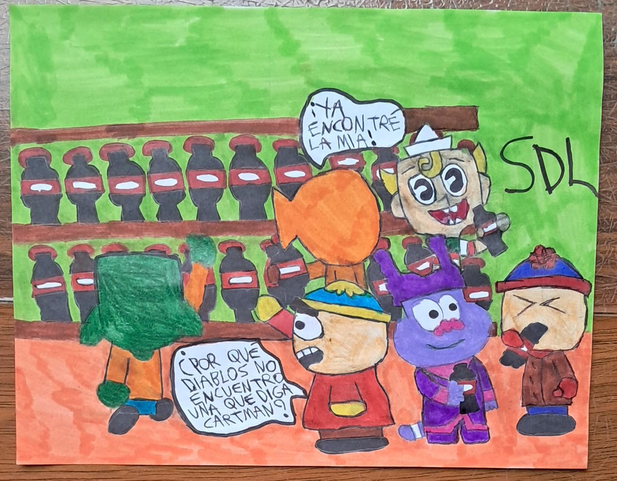 sandraluci38378's tweet photo. ¿Qué opinan de mi nuevo dibujo?, Espero que les guste. #SouthPark #LasMaravillosasDesventurasDeFlapjack #Chowder #AndonniSanchez #Fanart #RandomArt #MyArt #Handdrawn #Supermarked #Funtime #Drinks #Crossover #Characters #CocaColaNames #Favourite #CartoonNetwork #ComedyCentral https://t.co/LOPgj2NH7b