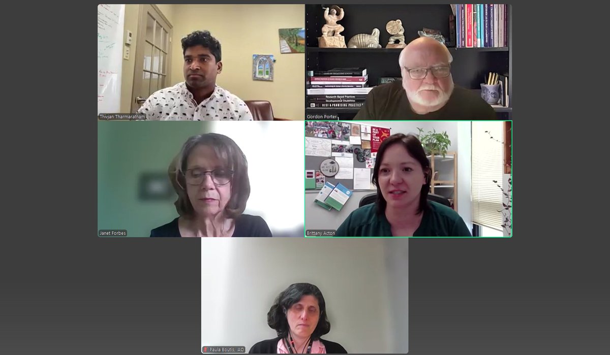 InclusiveEdCan's tweet image. We're currently hosting a round table with advocates & experts from across Canada about the state of inclusive education in the country.
Thank you to everyone that attended - stay tuned for the recording if you weren't able to attend!