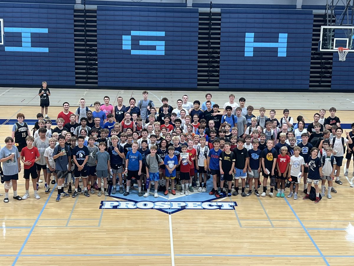 Five competitive days of camp came to an end today. Kids had all kinds of energy even with the heat!! Our players had an awesome time coaching them up. Future is bright! <a href="/ScottMcD_PHS/">Prospect Athletics</a> <a href="/KnightsofPHS/">Prospect High School</a>