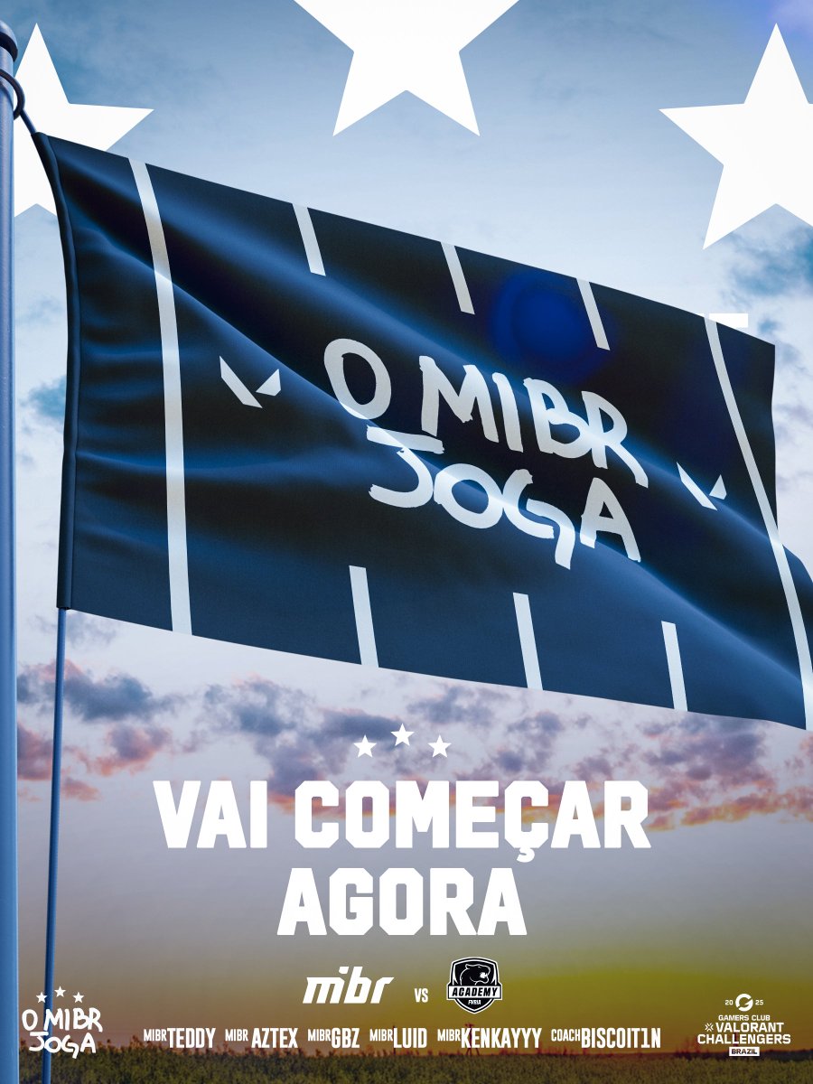 〔VCB 2025: SPLIT 2 〕

NOITE DE CLÁSSICO! ⑊ MIBR vs FURIA

🔹 twitch.tv/gamersclubvalo…