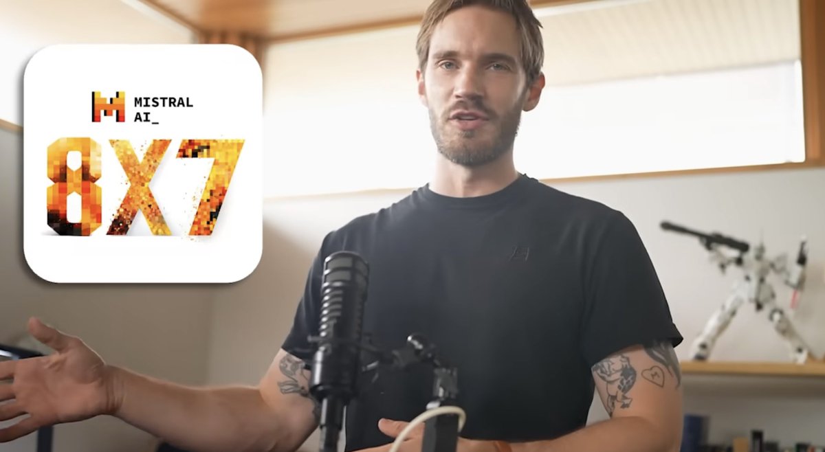 can’t believe PewDiePie uses Mixtral, we gotta find a way to make him move to Small 3.2