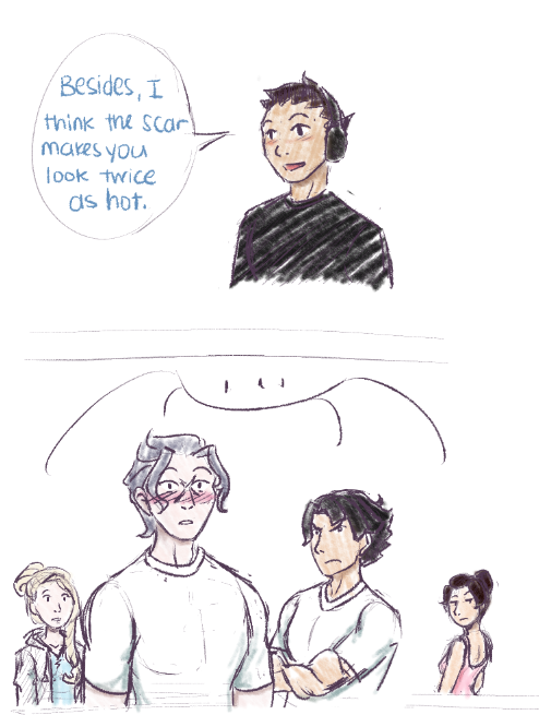 skyedancer_rae's tweet image. Sketches from a brasry ballet AU idea I had, where Barok & Kazuma are the male leads for a ballet and Ryunosuke is the lead stagehand working backstage.